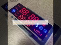 Op maat gemaakte 7 segment LED-display met gemeenschappelijke anode Ultra Rood/Blau voor gaskokercontroller