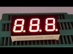 Drie-cijferig 7-segment LED-scherm 0,4 inch Ultra Bright Red voor temperatuurindicator