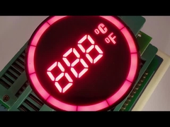 Ronde vorm 7 segment LED-scherm voor temperatuurregelaar
