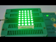 3 mm 5 x 7 puurgroen DOT-matrix LED-display voor digitale tijdzone-klok