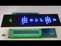 Ultra Blauw/Groen Gemeenschappelijke Kathode 7-Segment LED Display voor Koelkast Controllers
