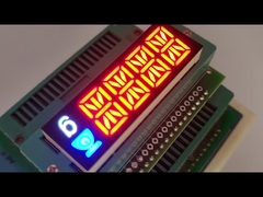 Aangepaste Ultra Rood/Wit/Blauw 4-cijferige 14-segment alfanumerieke LED-display