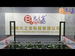 Aangepaste Groene 0,39 inch 6-cijferige 14-segment LED-display voor instrumentenpaneel