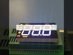Drie-cijferig meerkleurig 7-segment LED-display Gemeenschappelijke kathode voor koelkastbesturing