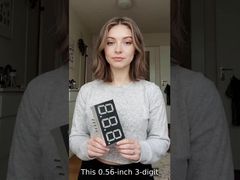 0,56 inch (14,2 mm) 3-cijferige gemeenschappelijke kathode 7-segment LED-display voor temperatuurindicatoren