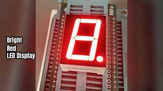 Ultrahelder rood 0,8 inch 7-segment LED-display