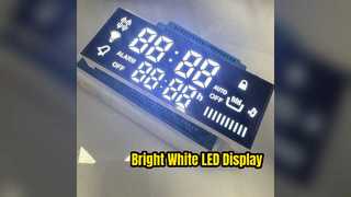 Ultrahelder wit 7-segment LED-display - Duidelijke aflezingen