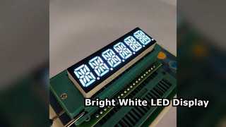 ultrabright witte 7-segment LED-display