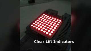8x8 Dot Matrix LED-display 3 mm witte liftindicator