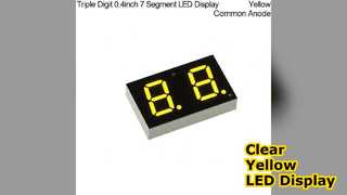 0,4 inch geel 7-segment LED-display