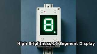 Zuiver groene 16-segment LED-display Hoge helderheidsmodule