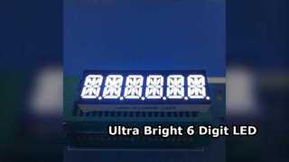 Ultrahelder 6-cijferig 14-segment LED-display voor instrumenten