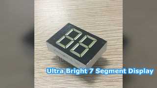 Helder 20 mm wit 7-segment LED-display voor controllers