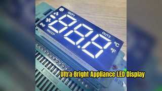 Ultrahelder wit LED-display voor apparaten