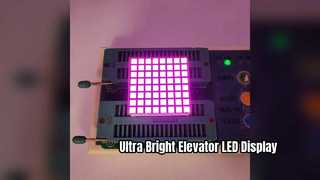 Ultrahelder 8x8 LED-dotmatrixdisplay voor liften