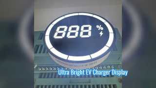 Ultrahelder LED-display voor EV-laders