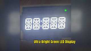 Puur groen 0,4 inch LED-display voor digitale timers