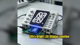 Ultrahelder blauw 16-segment LED-display voor liften