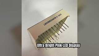 0 8 inch roze 7-segment LED-display voor digitale indicatoren